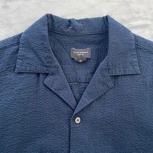 Club Monaco Slim Fit Button Short Sleeve